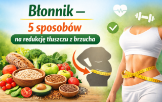 Błonnik jest jednym z najważniejszych składników diety wspierającej redukcję tkanki tłuszczowej, szczególnie w obrębie brzucha. Jego działanie nie polega na przyspieszaniu spalania tłuszczu, lecz na regulacji procesów metabolicznych odpowiedzialnych za apetyt, poziom cukru we krwi oraz funkcjonowanie jelit. Osoby spożywające odpowiednią ilość błonnika rzadziej doświadczają nagłych napadów głodu i łatwiej utrzymują deficyt kaloryczny. To właśnie stabilizacja metabolizmu sprawia, że redukcja obwodu pasa staje się procesem stopniowym i trwałym. Więcej o wpływie jelit na metabolizm przeczytasz tutaj: 👉 https://fibercare.eu/dlaczego-warto-jesc-blonnik-korzysci-dla-zdrowia/  Skąd bierze się oponka na brzuchu? Tkanka tłuszczowa odkładająca się w okolicy brzucha jest silnie powiązana z nieregularnym jedzeniem, wysokim spożyciem cukrów prostych oraz dietą ubogą w błonnik pokarmowy. Długie przerwy między posiłkami powodują wahania glukozy i zwiększają produkcję insuliny, co sprzyja magazynowaniu energii w postaci tłuszczu trzewnego. Dodatkowym czynnikiem jest żywność wysoko przetworzona, która negatywnie wpływa na mikrobiotę jelitową. Zaburzona flora bakteryjna może utrudniać kontrolę masy ciała nawet przy ograniczeniu kalorii. Zalecenia zdrowego żywienia publikowane przez 👉 https://www.who.int/news-room/fact-sheets/detail/healthy-diet podkreślają znaczenie produktów roślinnych jako podstawy codziennej diety. 5 nawyków, które pomagają zmniejszyć tłuszcz brzuszny 1. Jedz regularnie Spożywanie 4–5 posiłków dziennie ogranicza napady głodu i stabilizuje poziom energii. Każdy posiłek powinien dostarczać naturalny błonnik pochodzący z warzyw lub produktów pełnoziarnistych. 2. Zwiększ ilość warzyw Minimum 400 g warzyw i owoców dziennie wspiera trawienie oraz poprawia uczucie sytości bez zwiększania kaloryczności diety. 3. Wybieraj pełne ziarna Owies, kasze oraz rośliny strączkowe dostarczają frakcji rozpuszczalnych błonnika wpływających na kontrolę apetytu. Lista produktów bogatych w błonnik dostępna jest tutaj: 👉 https://fibercare.eu/ktore-pokarmy-zawieraja-blonnik/ 4. Ogranicz cukier i żywność przetworzoną Produkty typu fast food, słodycze czy przekąski przemysłowe nasilają odkładanie tkanki tłuszczowej w obrębie brzucha. 5. Wspieraj pracę jelit Prawidłowa mikrobiota jelitowa poprawia wykorzystanie energii z pożywienia. Dieta bogata w błonnik sprzyja rozwojowi korzystnych bakterii jelitowych. Dowiedz się więcej: 👉 https://fibercare.eu/dlaczego-mikrobiom-jest-taki-istotny-dla-czlowieka/ Jak błonnik wpływa na uczucie sytości? Po spożyciu błonnik zwiększa objętość treści pokarmowej i spowalnia opróżnianie żołądka. Dzięki temu: dłużej utrzymuje się uczucie sytości, zmniejsza się podjadanie, stabilizuje się poziom glukozy, łatwiej kontrolować dzienną kaloryczność. Regularne spożycie produktów zawierających błonnik pomaga ograniczyć nadwyżkę energetyczną bez restrykcyjnych diet. Redukcja brzucha bez efektu jo-jo Najlepsze rezultaty przynosi umiarkowany deficyt kaloryczny połączony z aktywnością fizyczną. Bezpieczna utrata masy ciała wynosi około 0,5 kg tygodniowo. Kluczowe znaczenie ma konsekwencja oraz odpowiednia podaż błonnika w codziennym jadłospisie. Wsparciem mogą być również rozwiązania dietetyczne opisane na: 👉 https://fibercare.eu/ktory-blonnik-jest-najlepszy-na-odchudzanie/ Podsumowanie Zmniejszenie oponki na brzuchu nie wymaga radykalnych diet. Regularne posiłki, aktywność fizyczna oraz dieta bogata w błonnik pozwalają stopniowo redukować tkankę tłuszczową i poprawiać zdrowie metaboliczne. Długoterminowa zmiana nawyków żywieniowych daje zdecydowanie lepsze efekty niż krótkotrwałe programy odchudzające. FAQ – Najczęściej zadawane pytania Czy błonnik pomaga schudnąć z brzucha? Tak, ponieważ zwiększa sytość i stabilizuje poziom cukru we krwi. Ile błonnika dziennie należy spożywać? Zalecane spożycie wynosi około 25–35 g dziennie. Czy dieta bogata w błonnik zmniejsza apetyt? Tak, błonnik spowalnia trawienie i wydłuża uczucie sytości. Jak szybko można zmniejszyć obwód pasa? Bezpieczne tempo redukcji to około 0,5 kg tygodniowo przy regularnej diecie i ruchu.